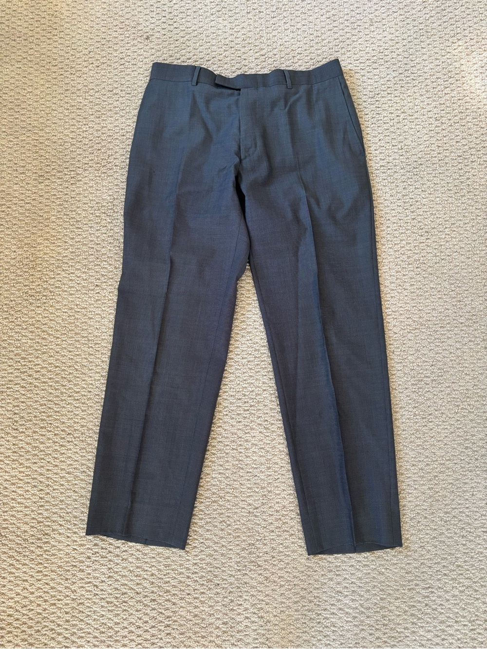 Hugo Boss Men's Charcoal Gray Dress Pants